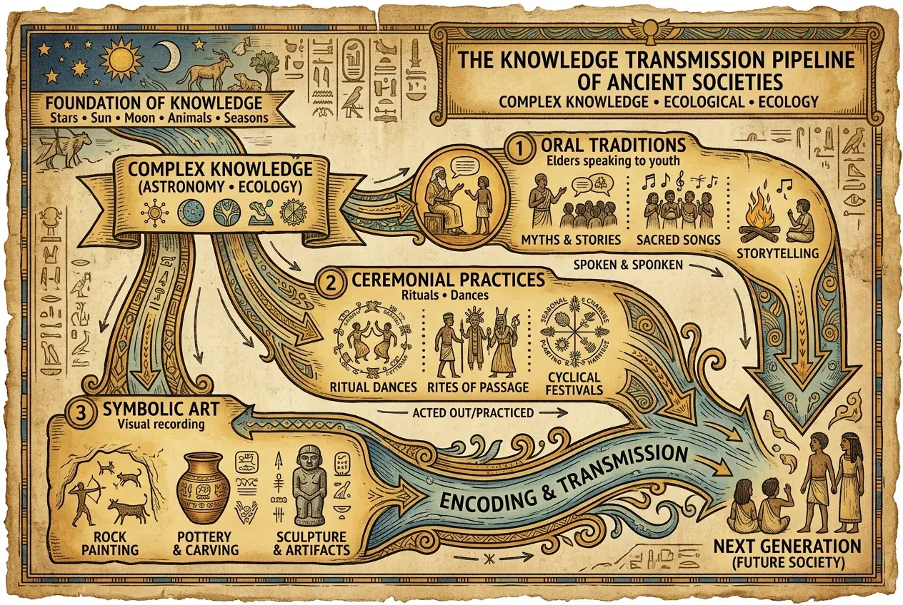 Visual explanation of Do Ancient Myths Encode Advanced Cosmic Data?
