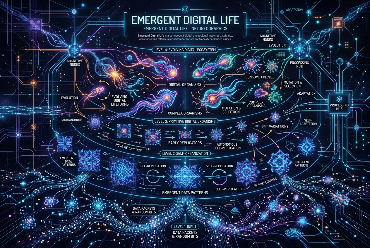 Visual explanation of Are Our Networks Hiding Digital Life Forms?