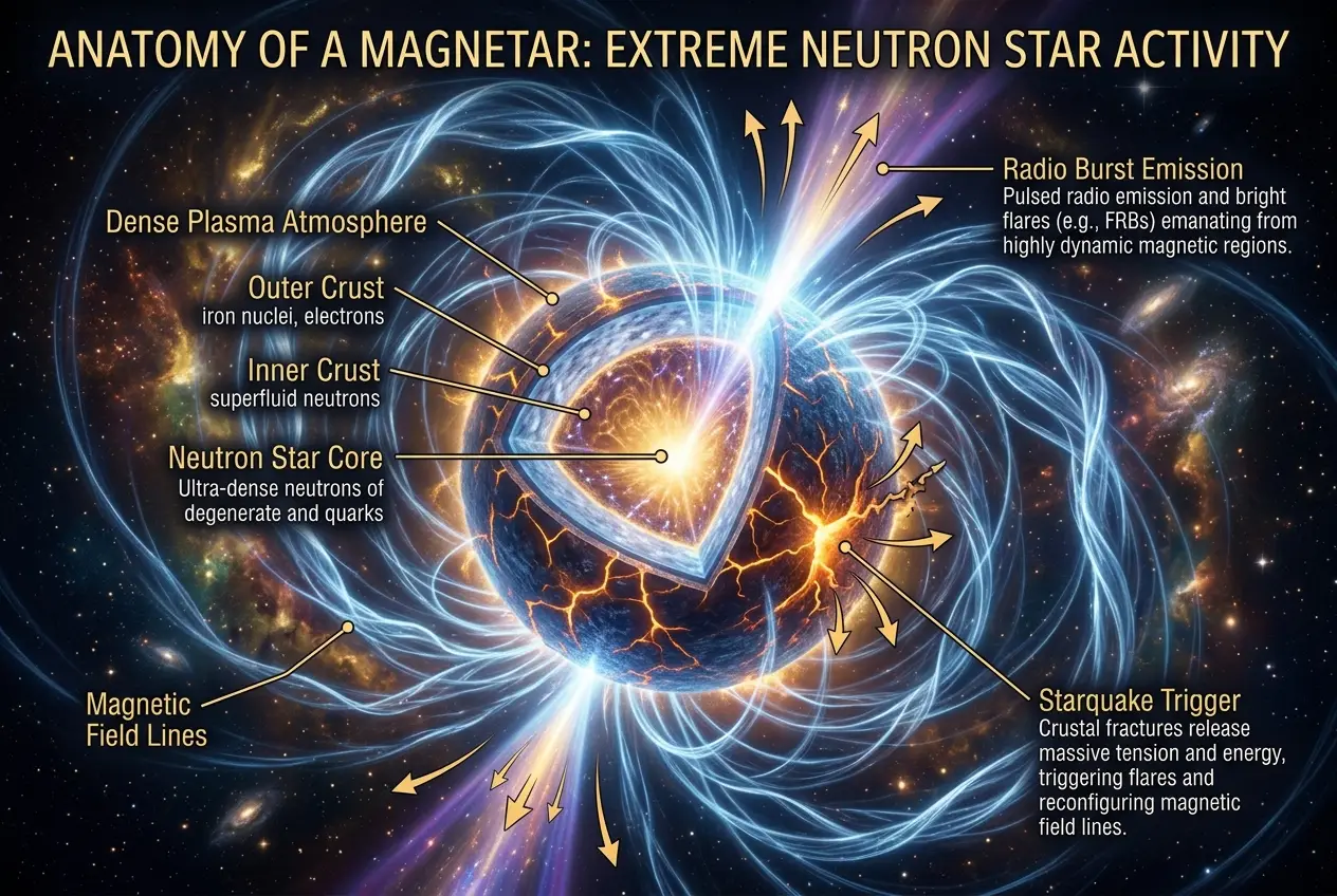 Visual explanation of What are Fast Radio Bursts? Decoding Cosmic Enigmas