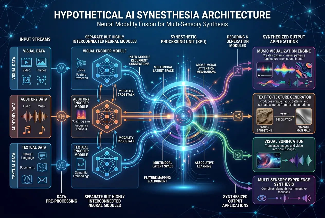 Visual explanation of Can AI Experience Synesthesia? Decoding Digital Senses