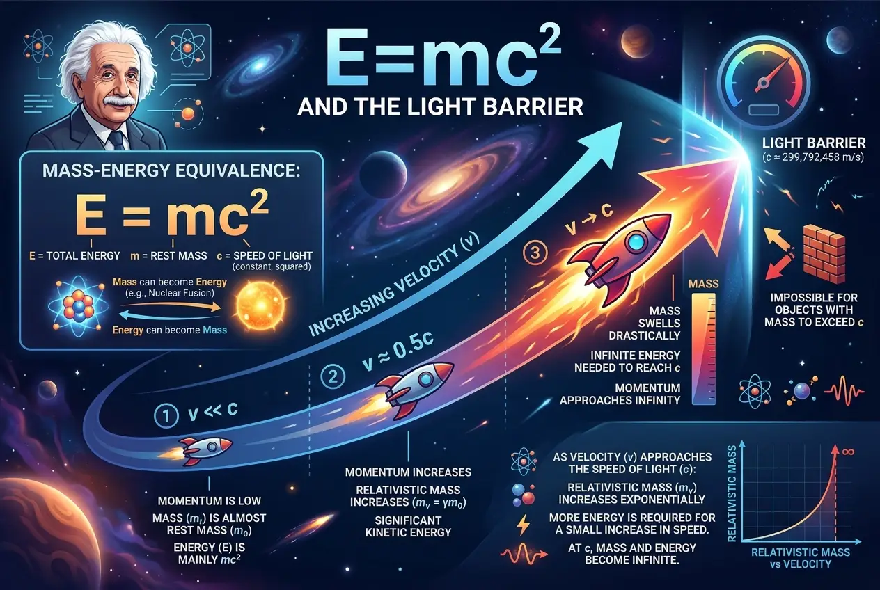 Visual explanation of Could Exotic Matter Power Faster-Than-Light Travel?