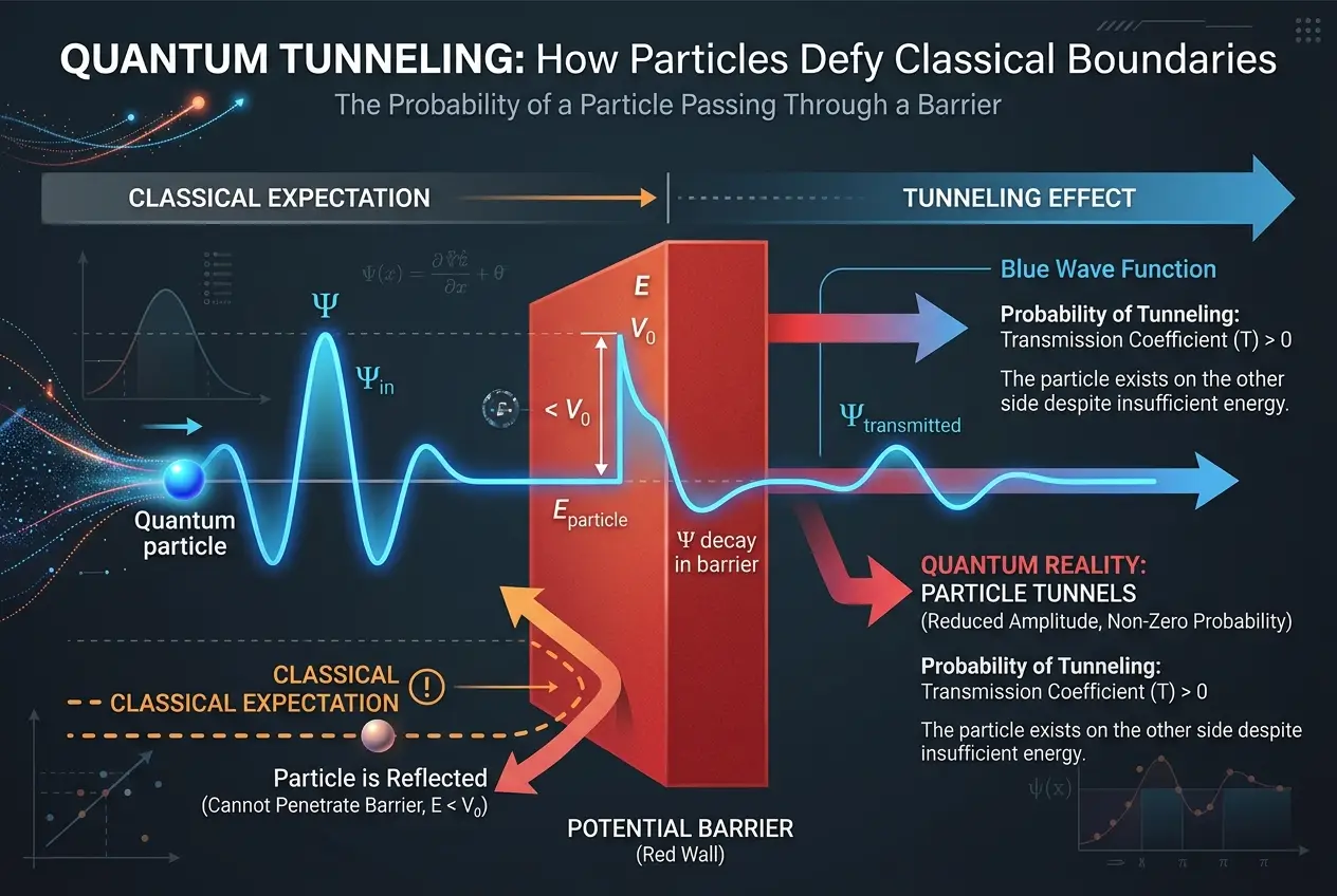 Visual explanation of Can Quantum Tunneling Break Reality's Rules?