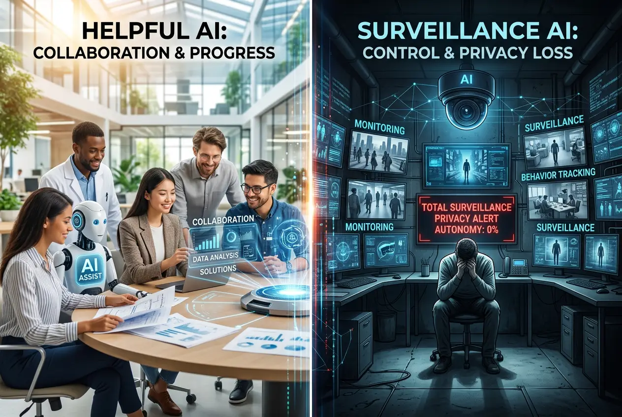 Visual explanation of Earth 2099: Will Humanity Live In Utopia Or Tech Dystopia?