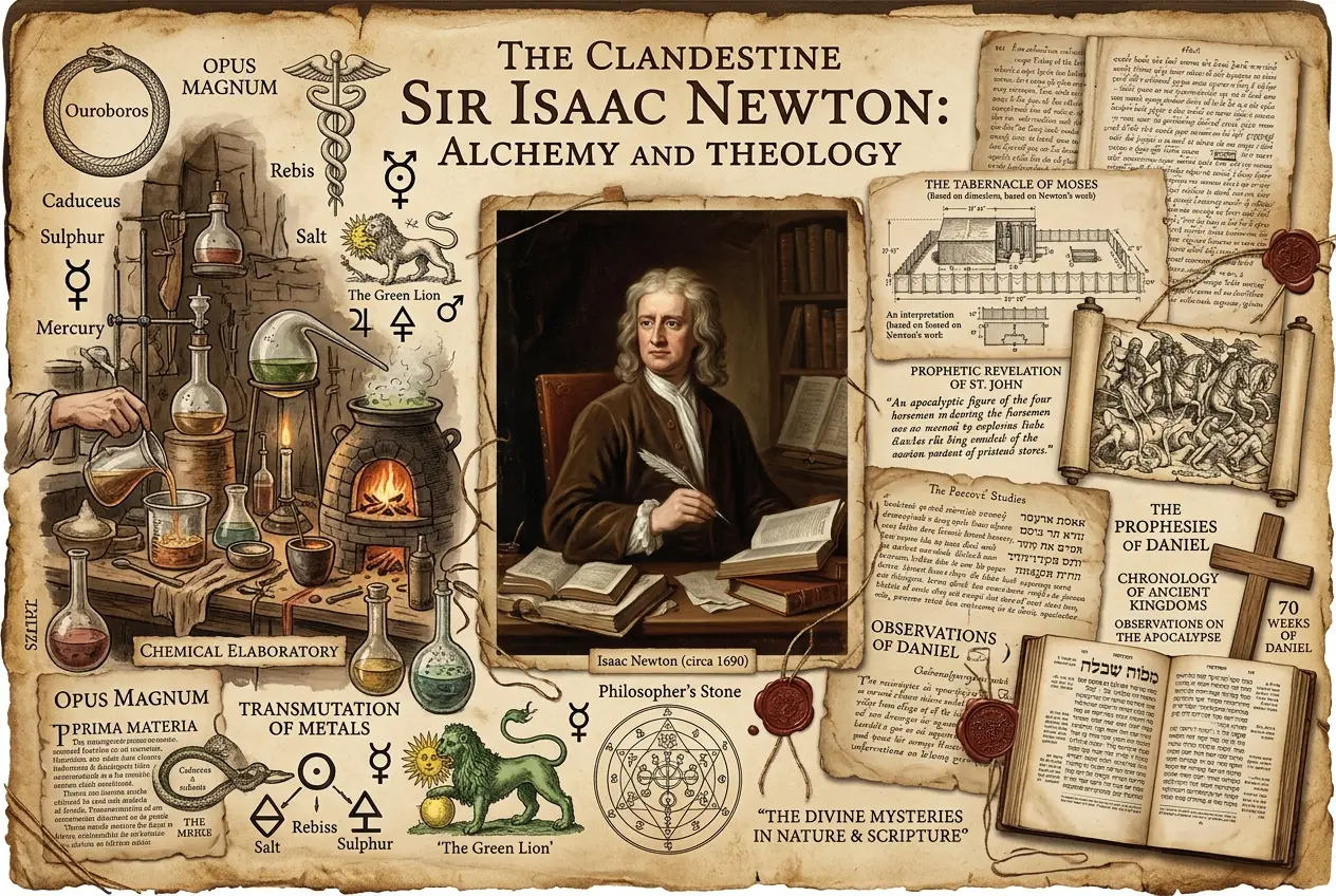 Visual explanation of Isaac Newton: Unraveling the Universe's Code