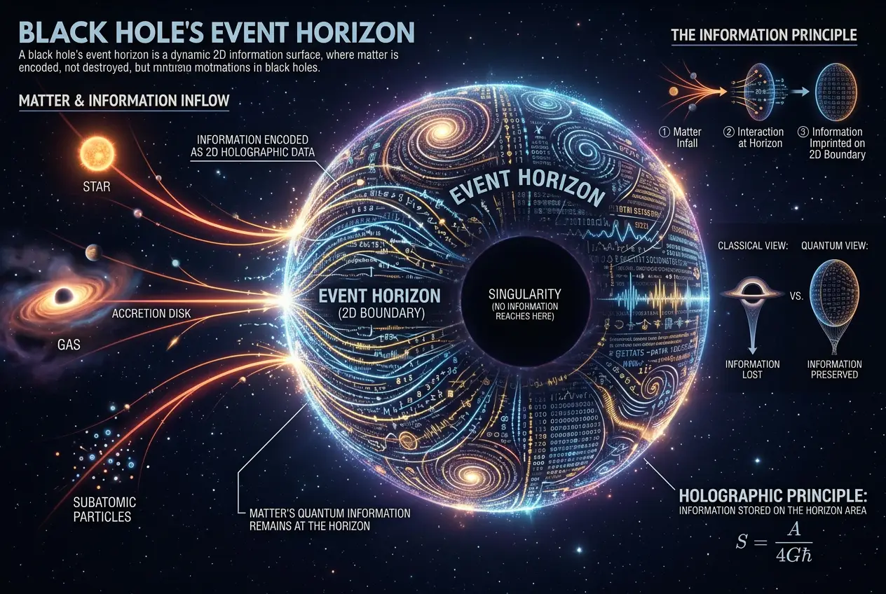 Visual explanation of Is Our Universe a Hologram? Decoding Cosmic Data