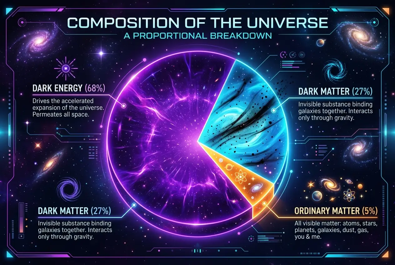 Visual explanation of Is Dark Matter a Cosmic Internet? Unpacking Universal Communication