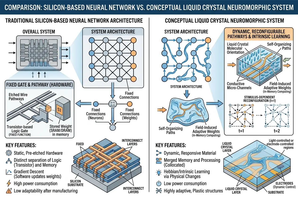 Visual explanation of Can Liquid Crystals Think for AI?