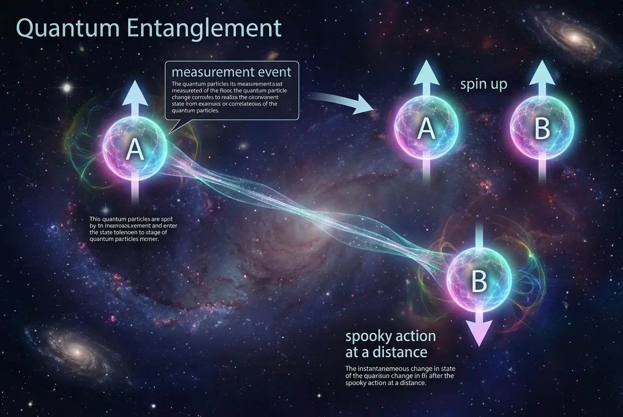Visual explanation of Can Quantum Entanglement Power FTL Communication?