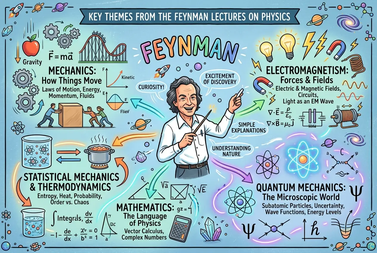 Visual explanation of Richard Feynman: Maverick Who Danced with Quantum Reality