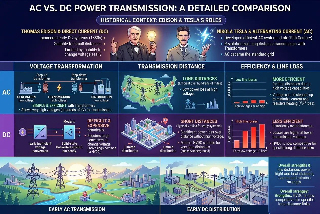 Visual explanation of Nikola Tesla: The Enigmatic Genius Who Wired Our Modern World