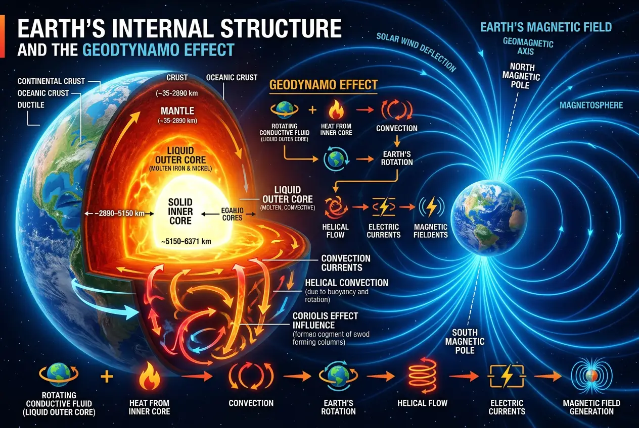Visual explanation of Is Earth's Pole Shift Imminent? Cosmic Reversal
