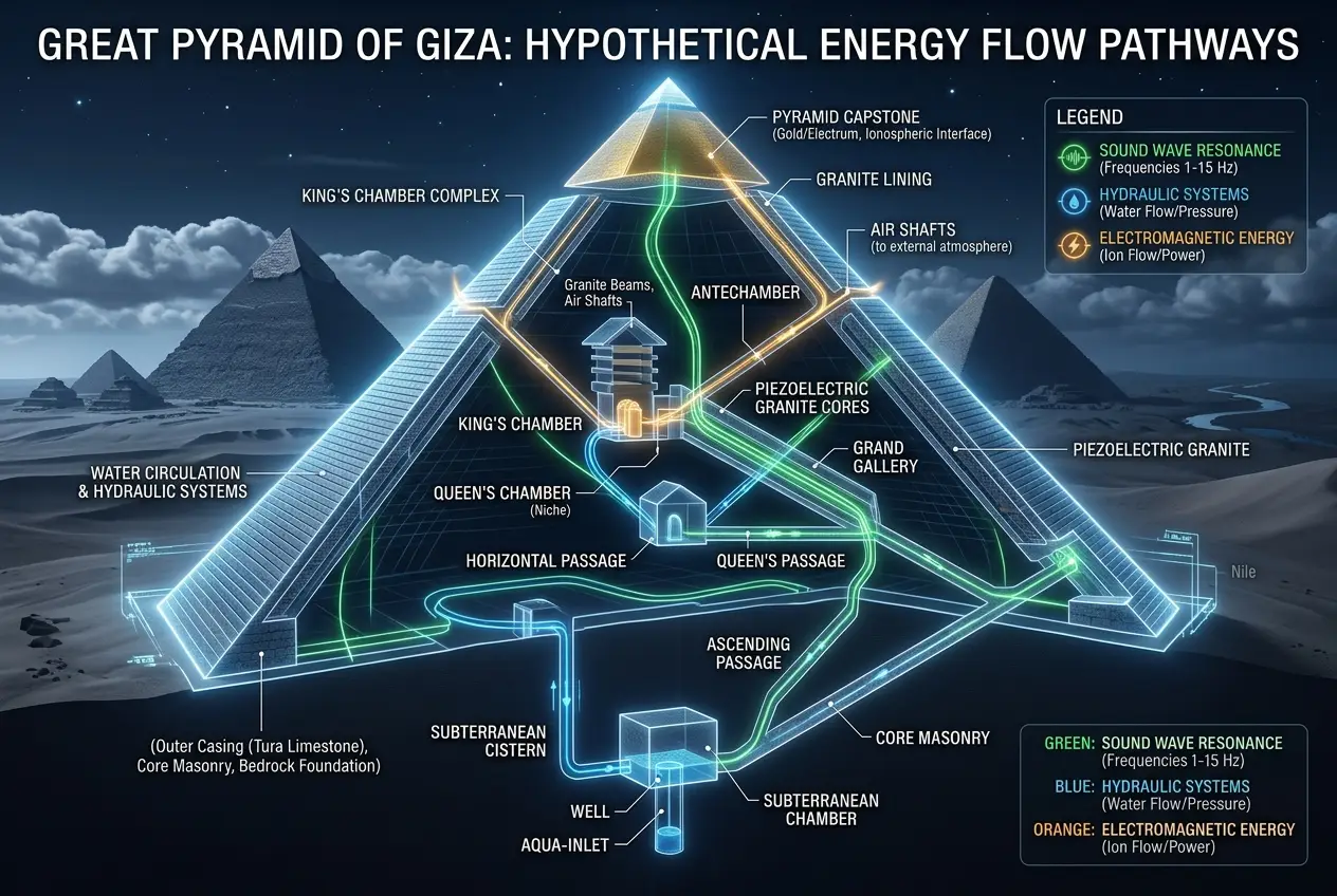 Visual explanation of Could Ancient Pyramids Generate Energy?