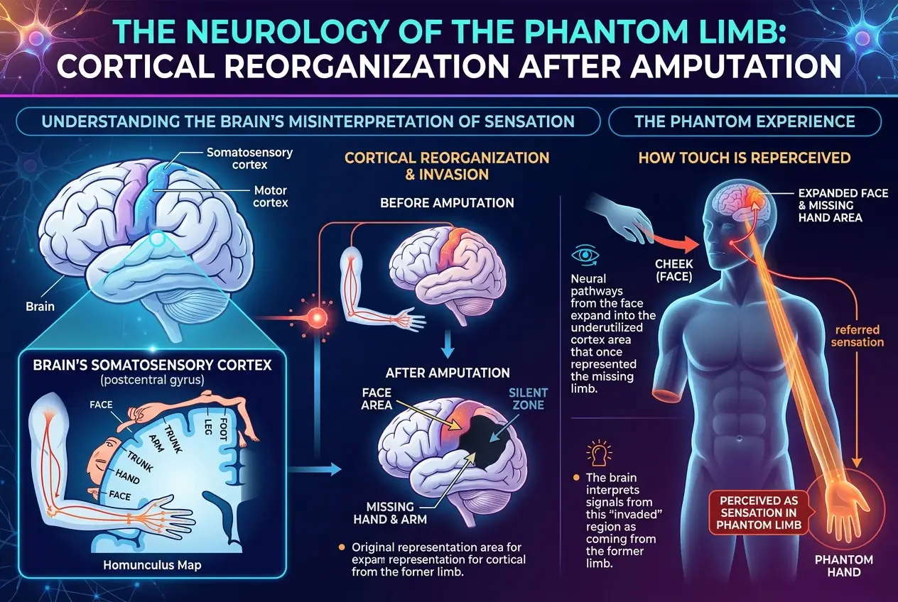 Visual explanation of Can Robots Feel Phantom Limbs? AI & Digital Sensations