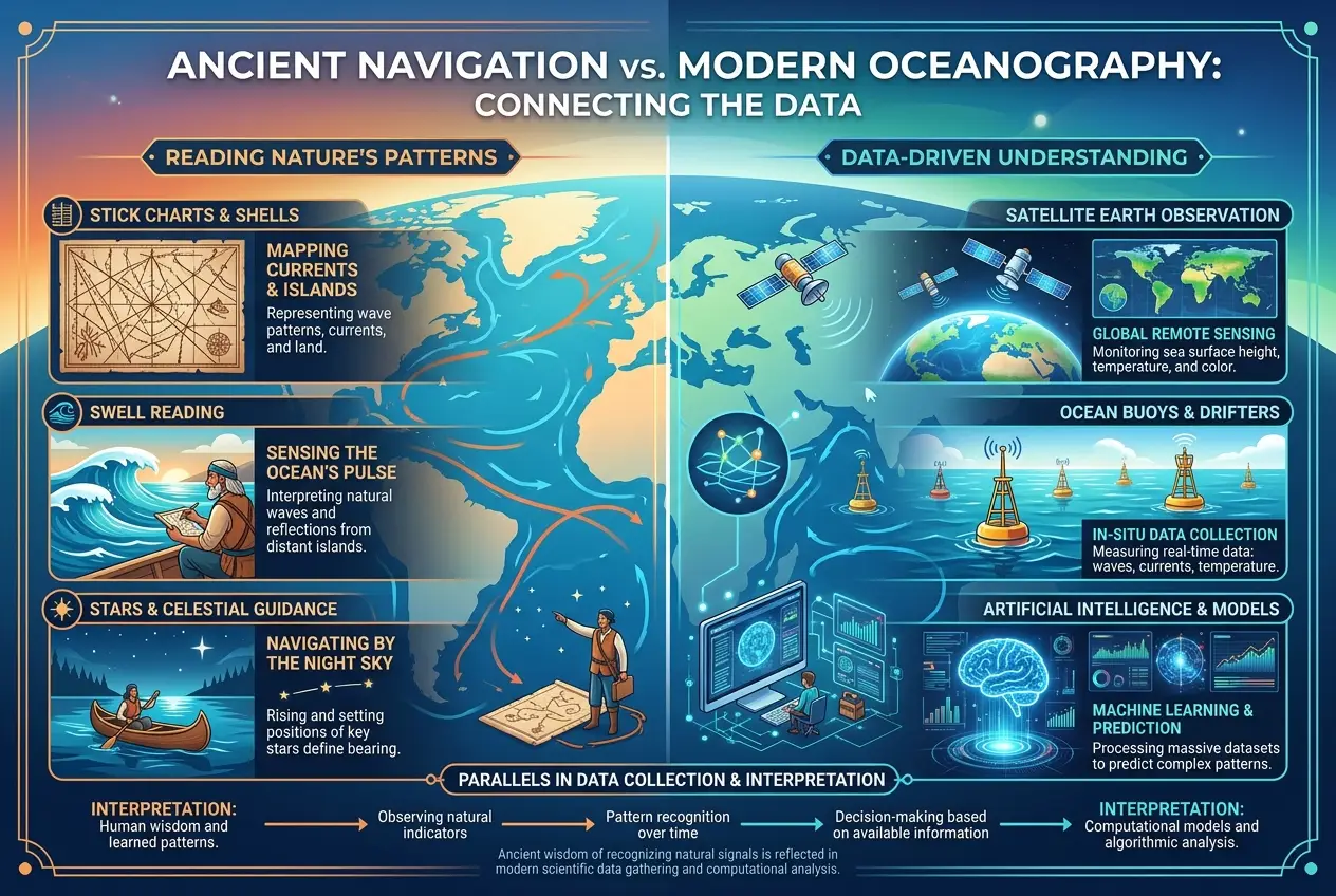 Visual explanation of Ocean's Secret Language: Did Ancient Mariners Decode Currents?