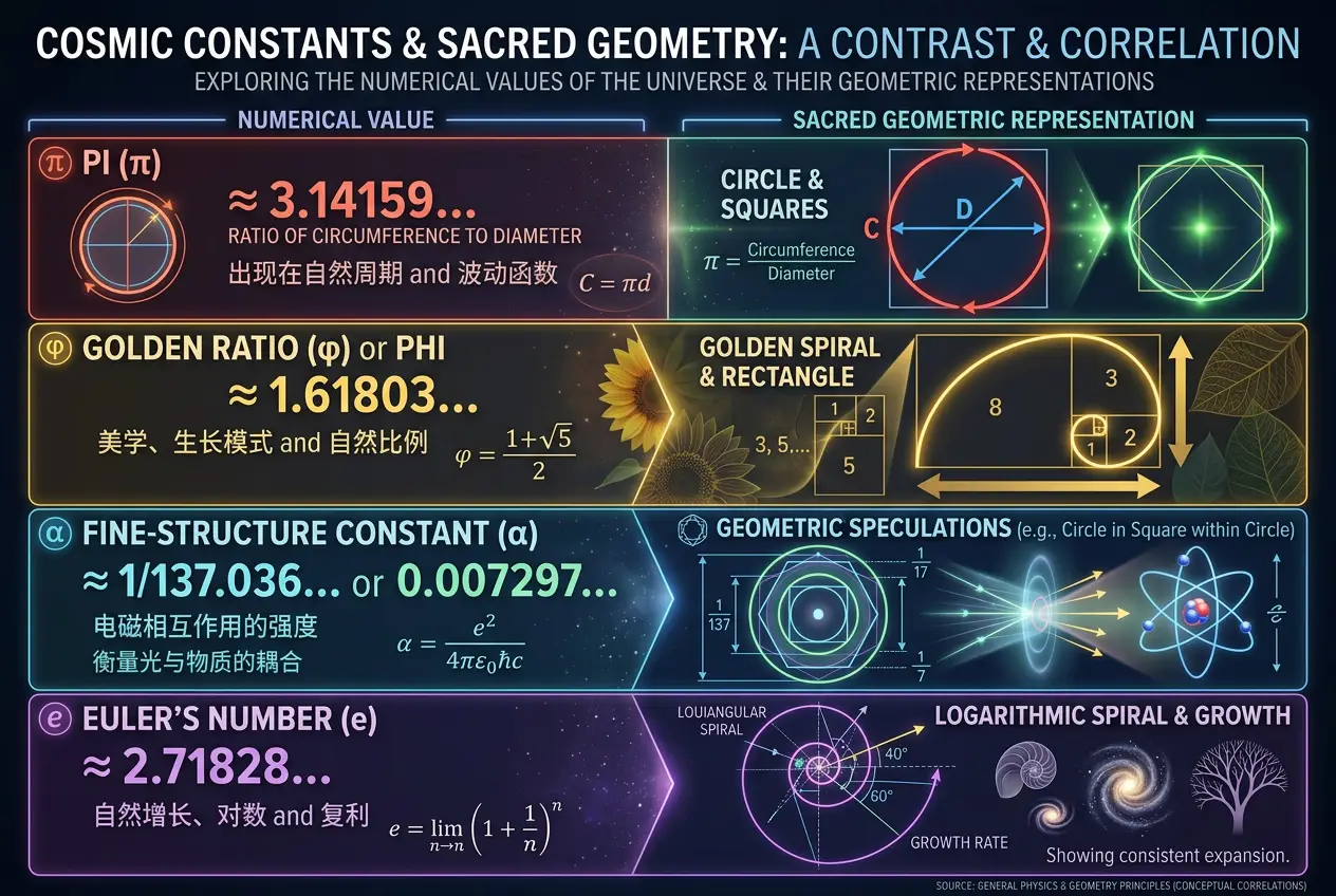 Visual explanation of Do Sacred Geometry Patterns Encode Cosmic Constants?