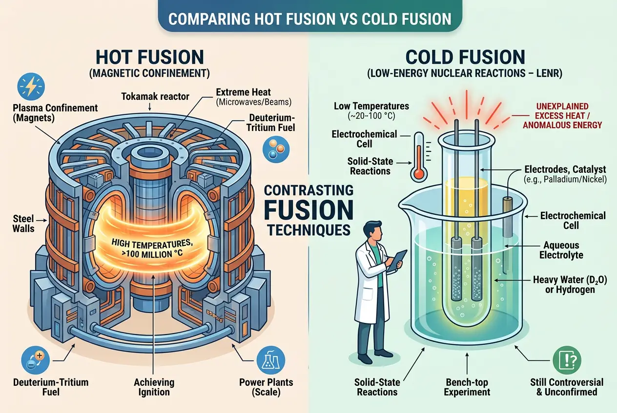 Visual explanation of Cold Fusion: A Clean Energy Dream Or Scientific Delusion?