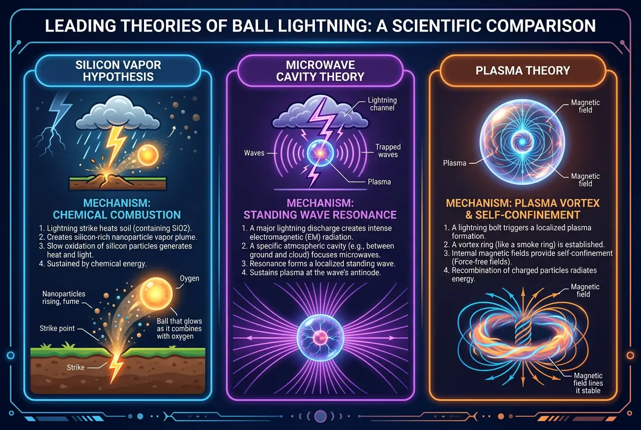 Visual explanation of Ball Lightning: Ancient Powers or Cosmic Plasma?