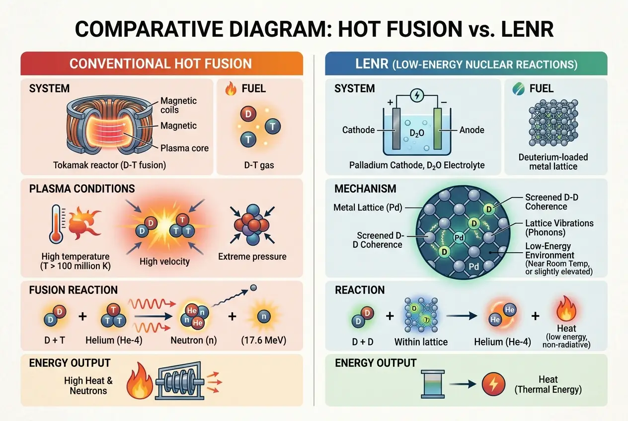 Visual explanation of Cold Fusion: Could It Unlock Humanity's Clean Energy Dream?
