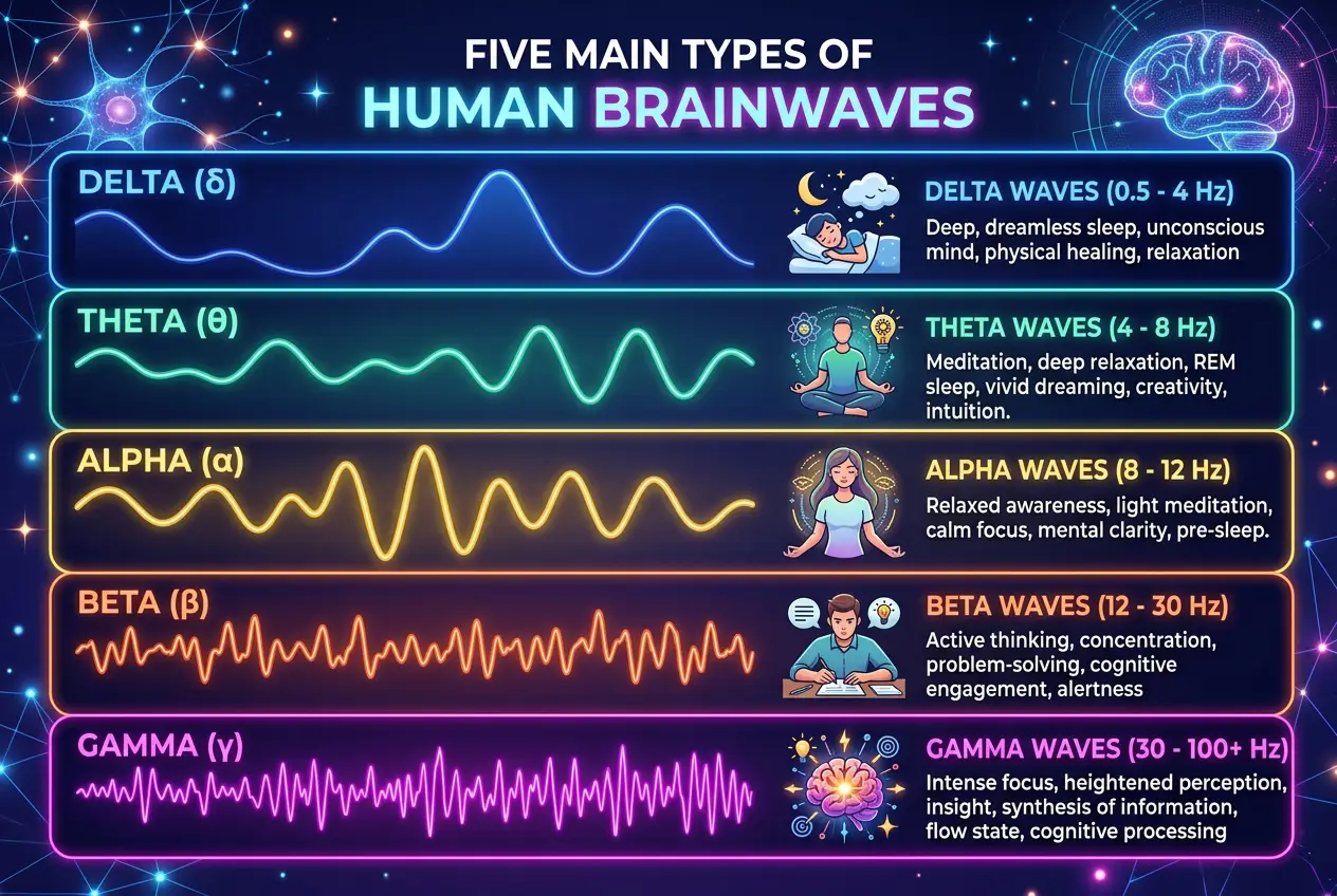 Visual explanation of Did Ancient Rituals Unlock Brainwave Tech?