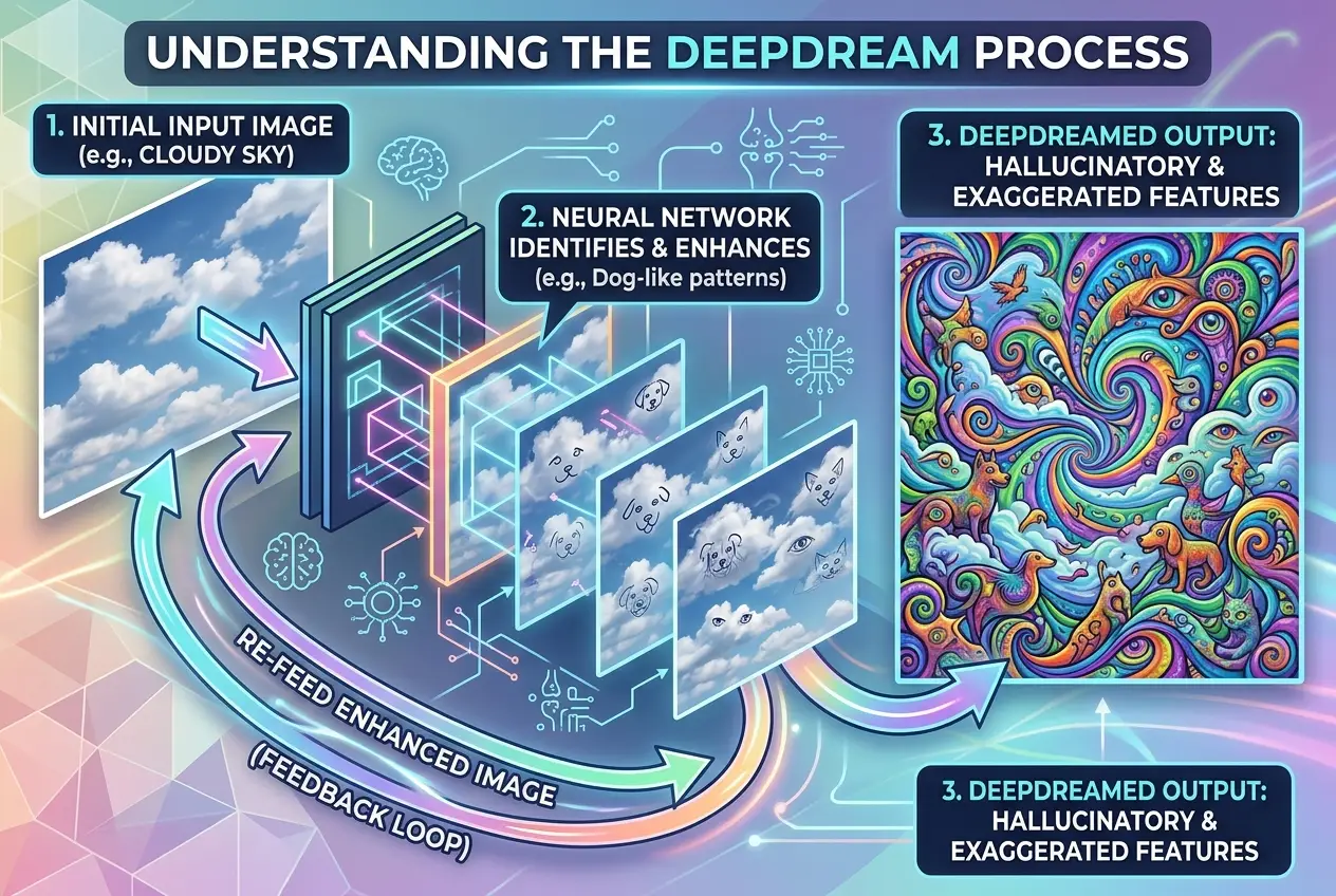 Visual explanation of Can AI Dream? Unpacking the Digital Subconscious