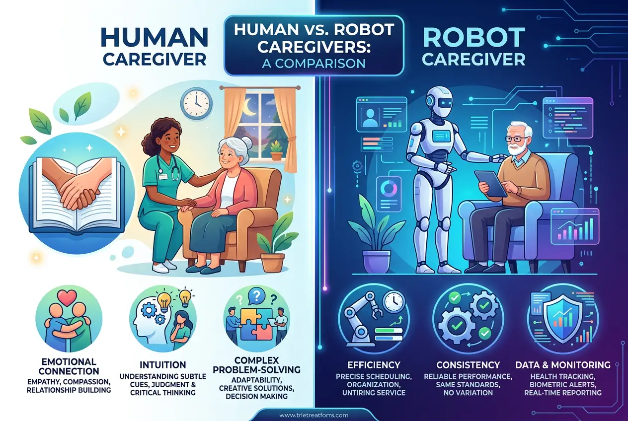 Visual explanation of Can AI Nurture Us? The Rise of Robot Companions