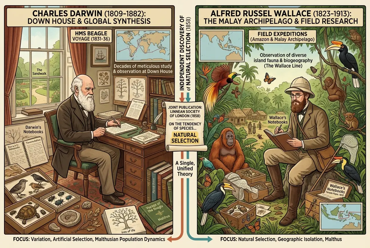 Visual explanation of Charles Darwin: The Reluctant Revolutionary Who Rewrote Life's Story