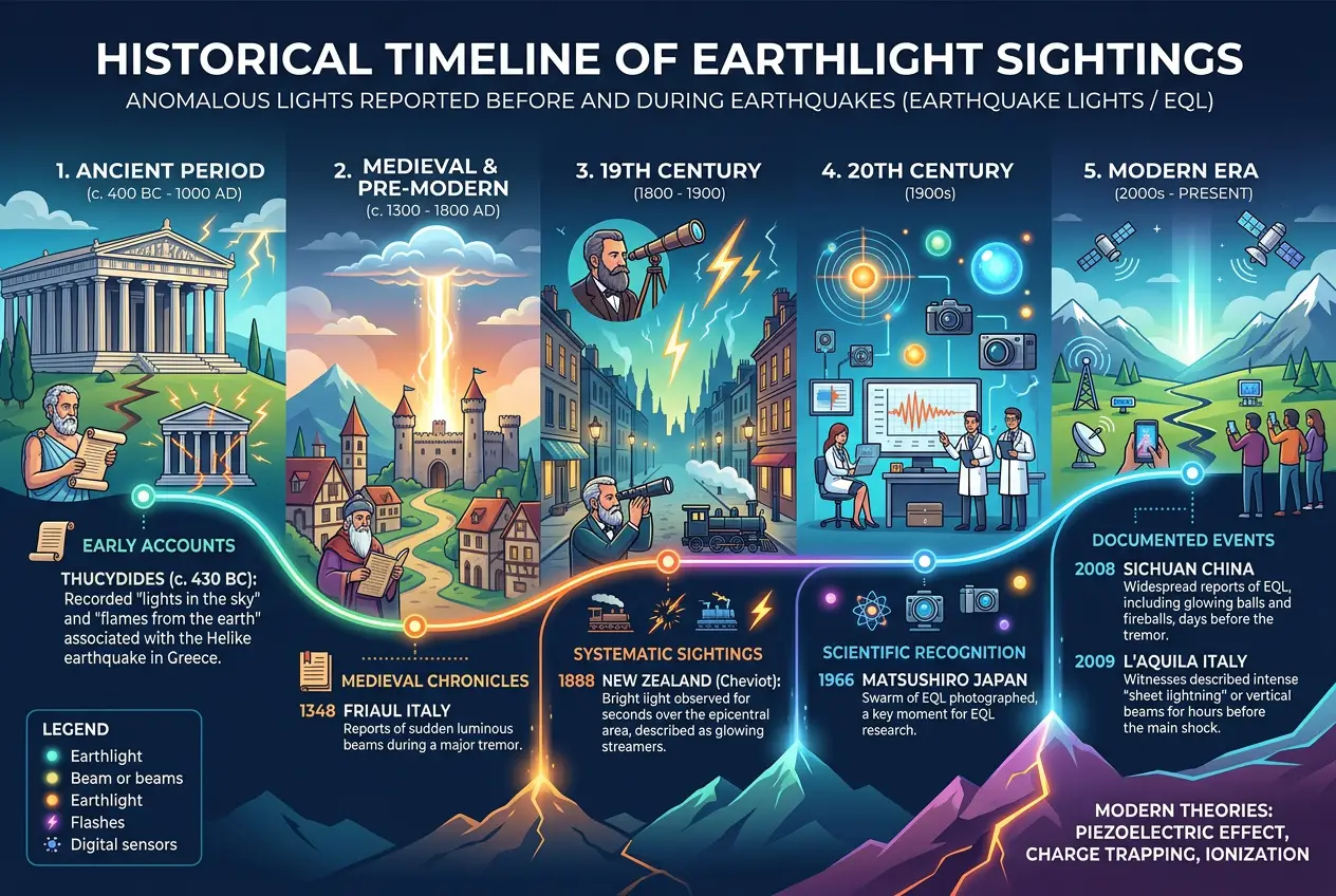 Visual explanation of Earthlights: Geological Anomaly or Hidden Tech Signal?
