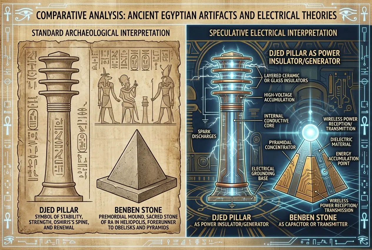 Visual explanation of Did Ancient Egypt Harness Static Electricity for Light?