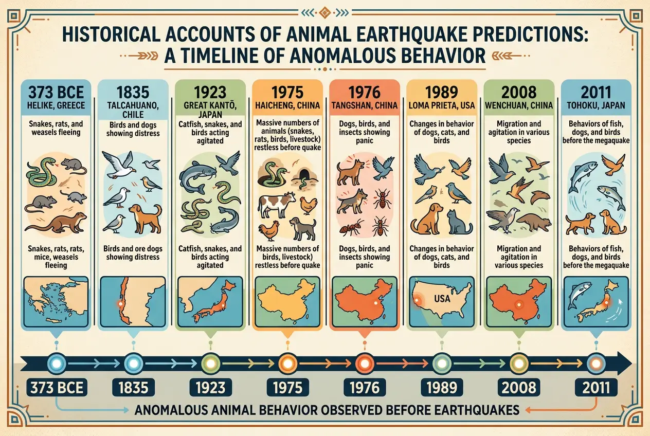 Visual explanation of Can Animals Sense Quakes? Decoding Earth's Alarms
