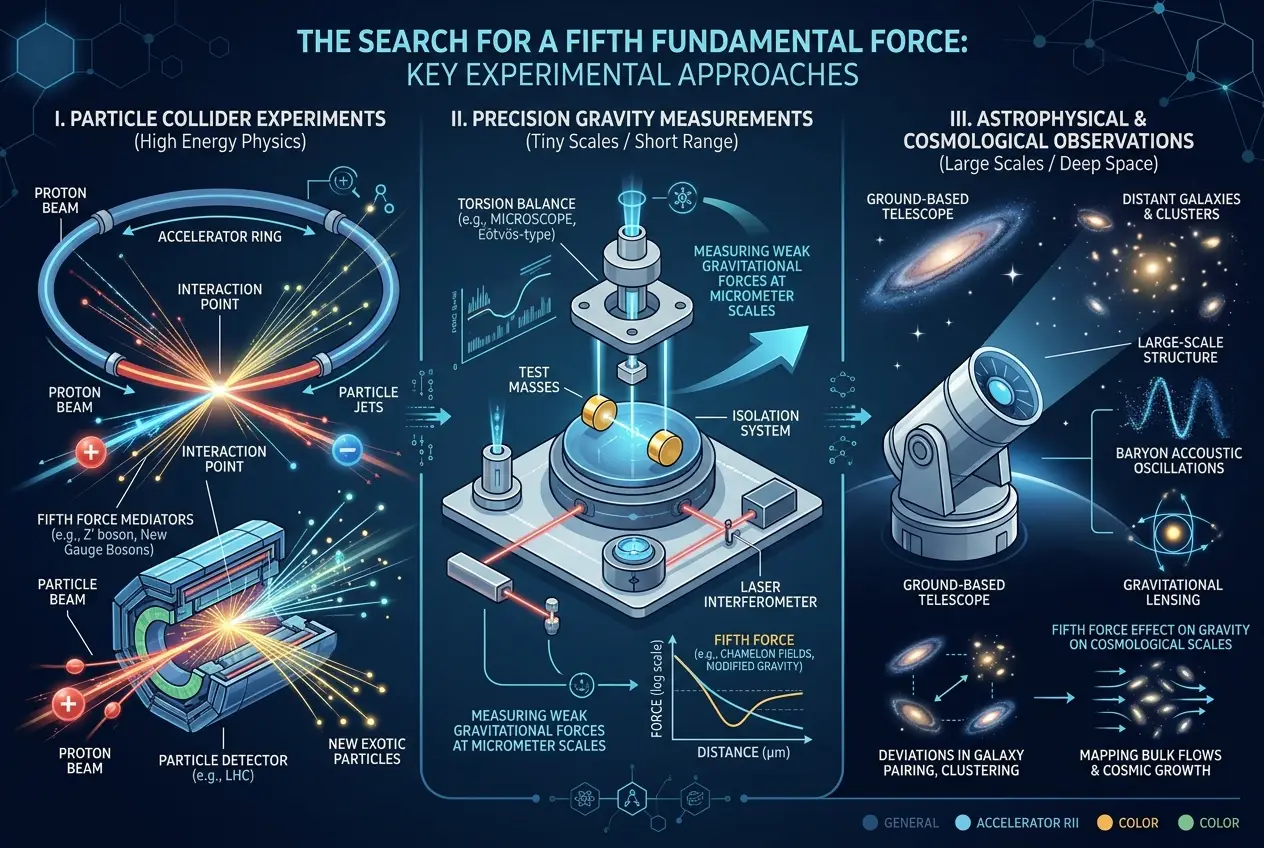 Visual explanation of What if Physics Missed a Fifth Universal Force?