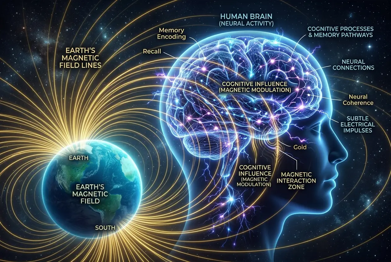 Visual explanation of Do Earth's Fields Hold Lost Memories? Decoding Geomagnetic Data