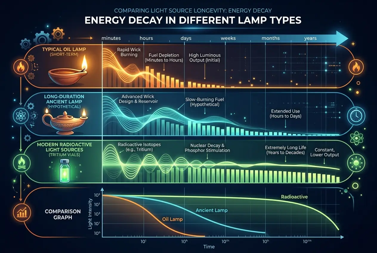 Visual explanation of Ancient Lamps: Was Eternal Light Real?