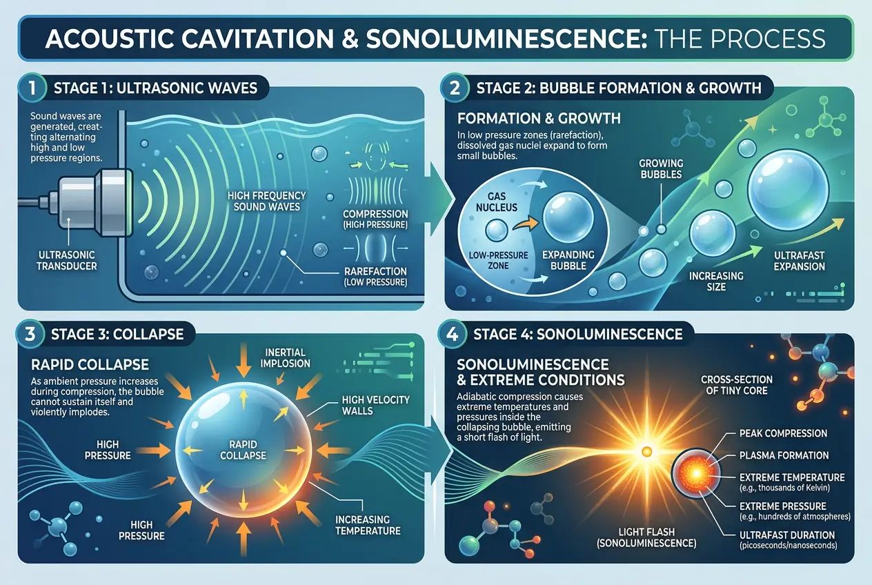 Visual explanation of Sonoluminescence: Does Sound Truly Emit Light?