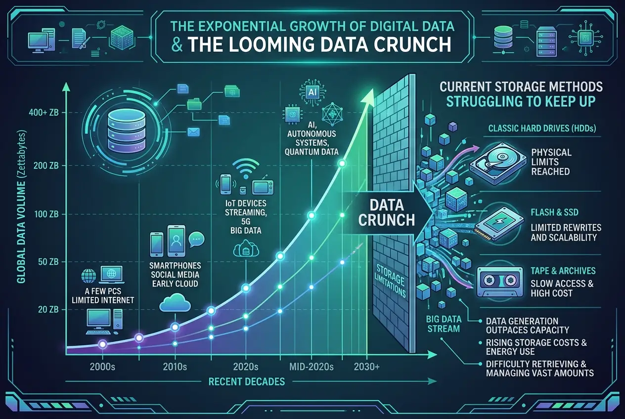 Visual explanation of Can DNA Store the World's Digital Data?