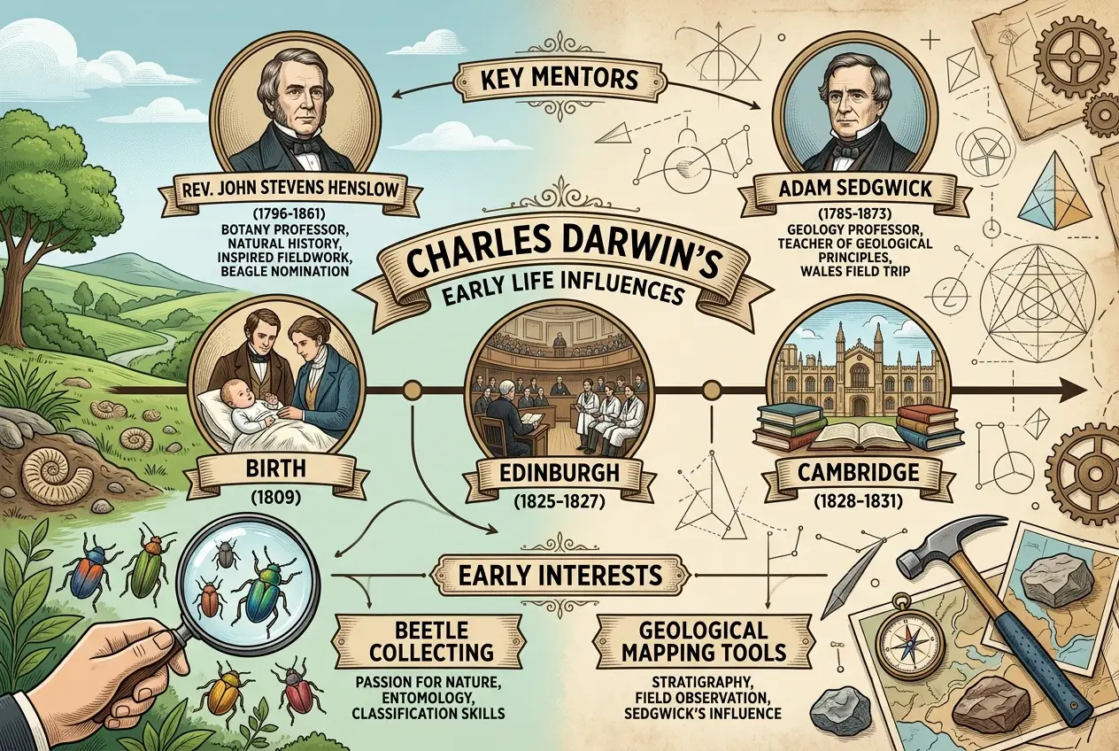 Visual explanation of Charles Darwin: The Reluctant Revolutionary Who Rewrote Life's Story