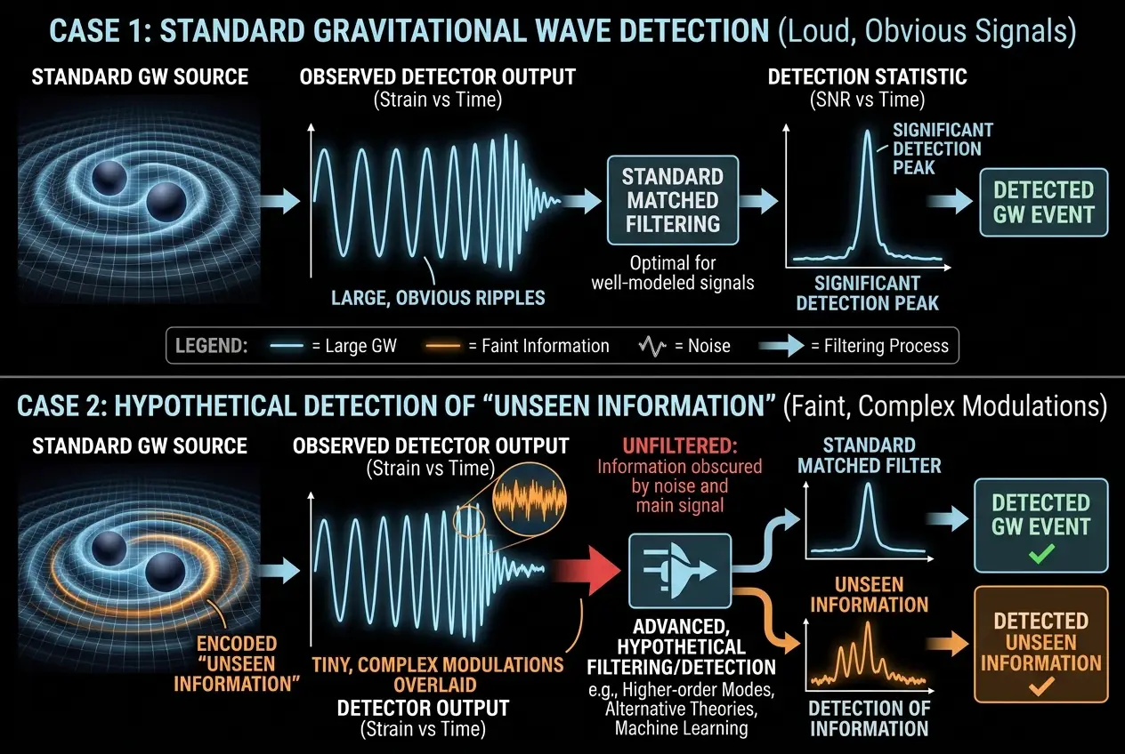 Visual explanation of Do Gravitational Waves Hold Universe's Hidden Data?