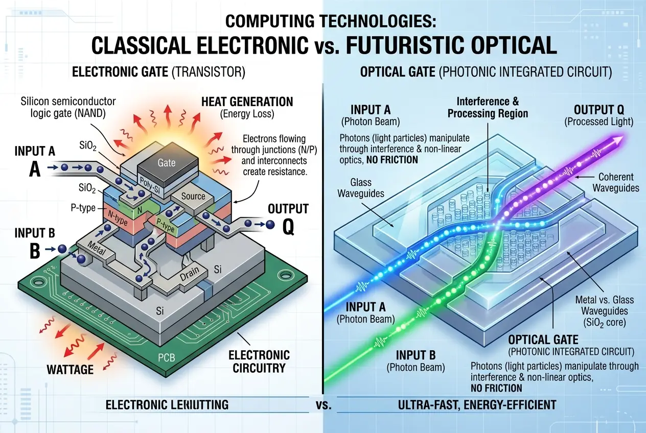 Visual explanation of Is Light Our Universe's Fastest Computer?