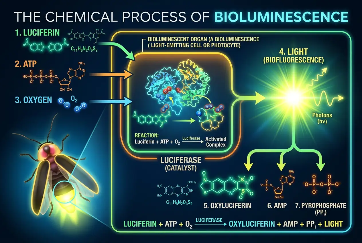 Visual explanation of Living Light: Can Bioluminescence Power Our Future?