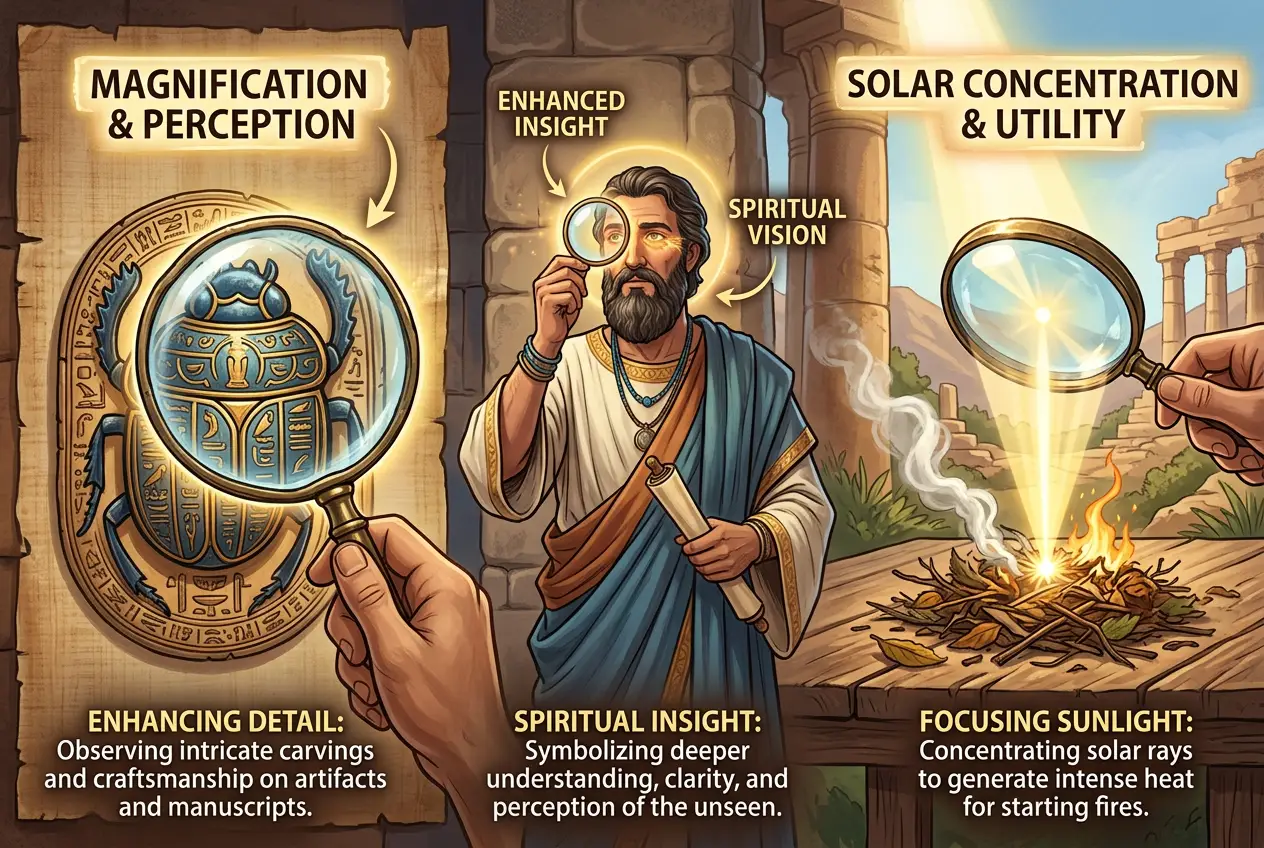 Visual explanation of Did Ancient Lenses Reveal Hidden Worlds?