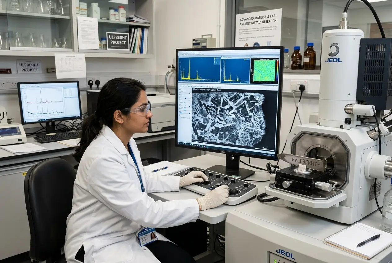 Visual explanation of Ulfberht Swords: Did Vikings Forge Ancient Superalloys?