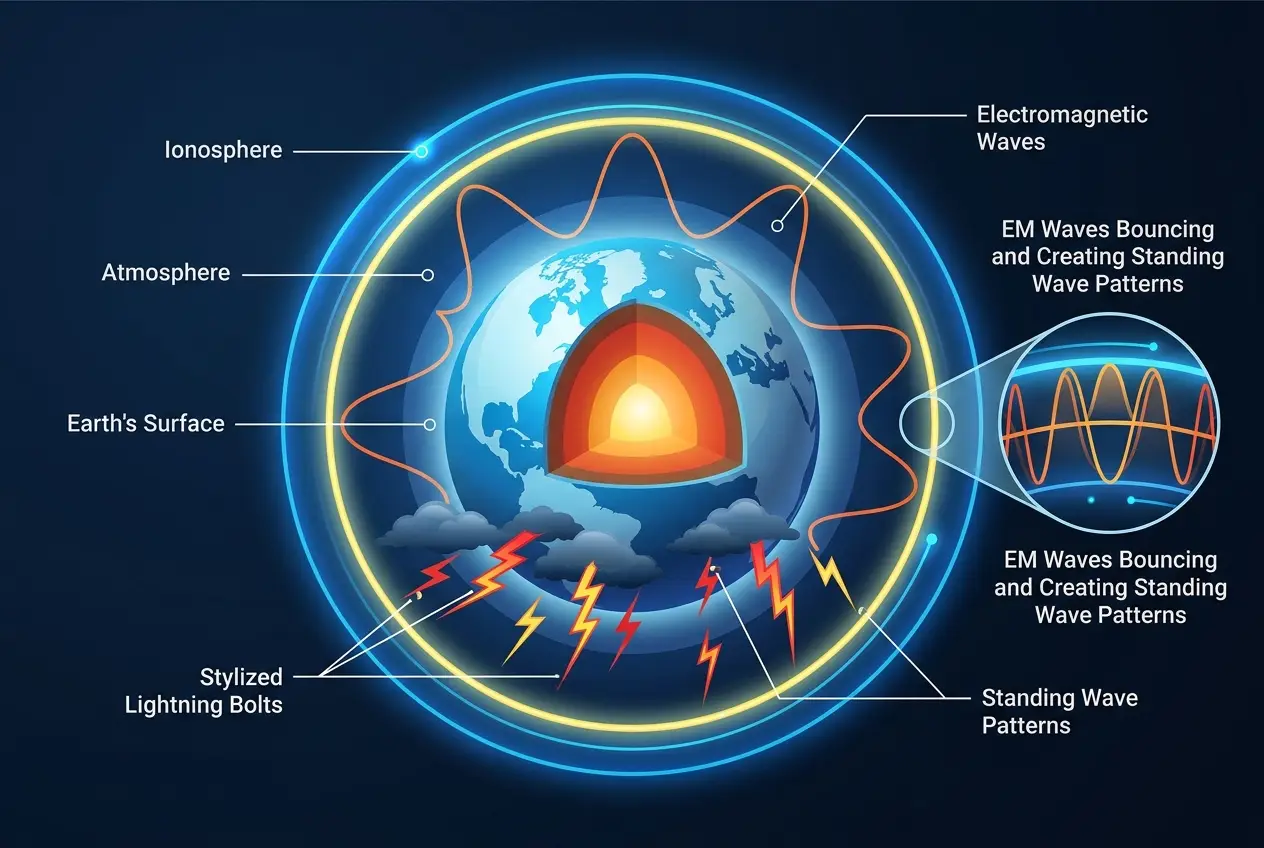 Visual explanation of Can Earth's Resonant Field Drive Future Energy?