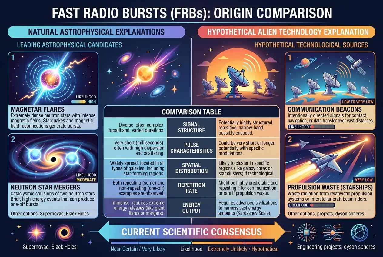 Visual explanation of Do Strange Radio Bursts Signal Alien Tech?