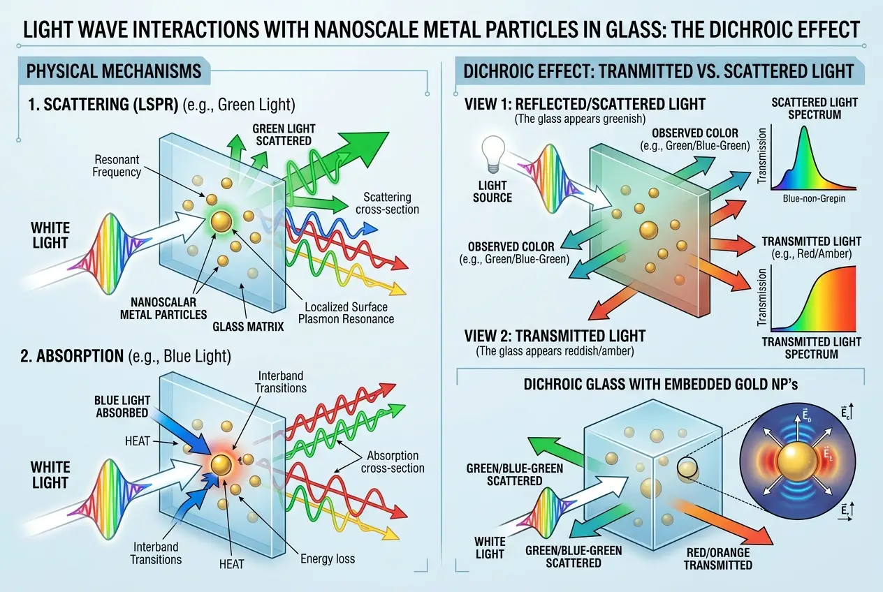 Visual explanation of Lycurgus Cup: Did Romans Use Quantum Tech?