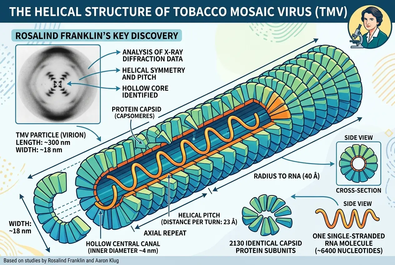 Visual explanation of Rosalind Franklin: The Unsung Heroine Who Unlocked DNA's Secret Code