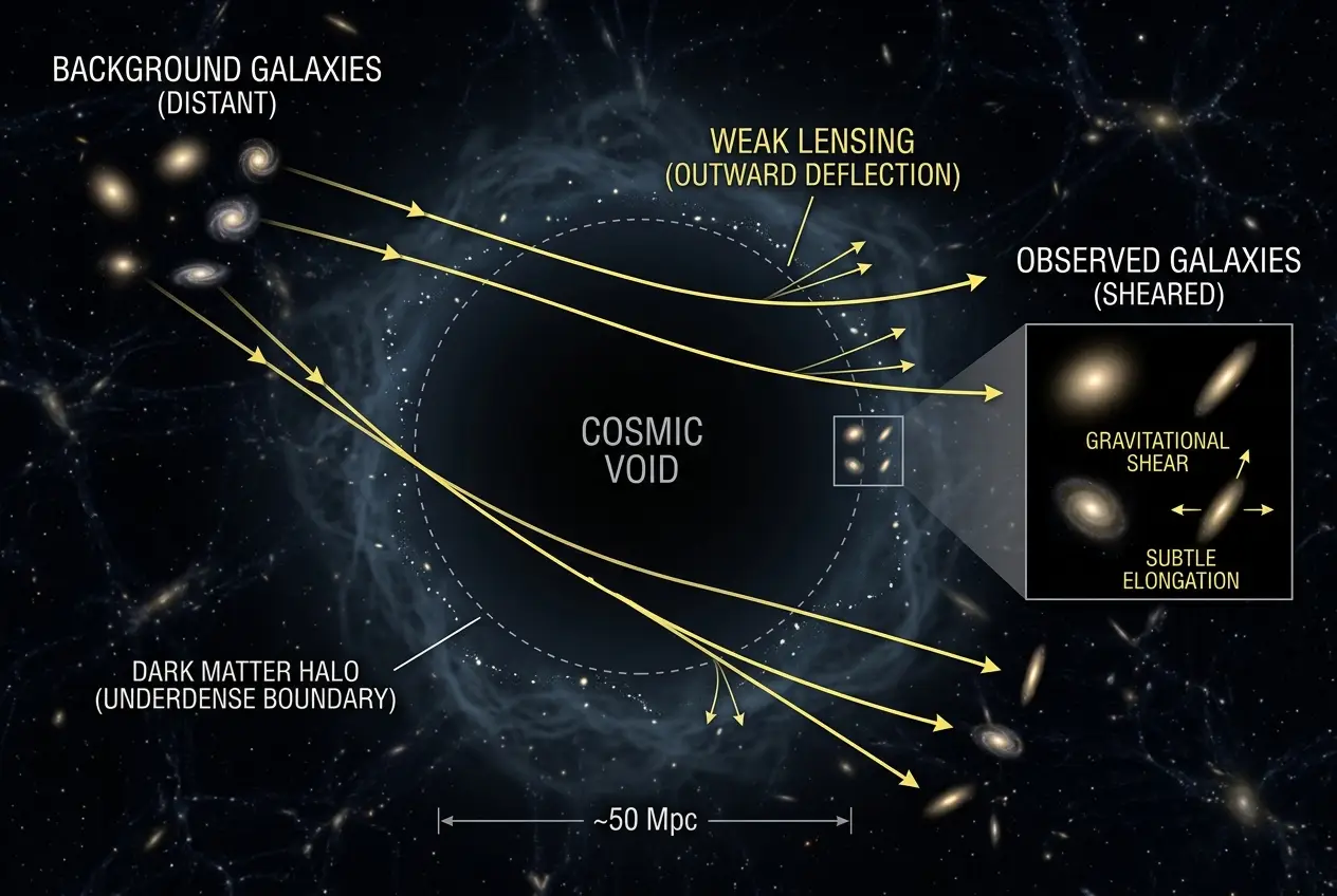 Visual explanation of Cosmic Voids: Do They Hide Unseen Structures?