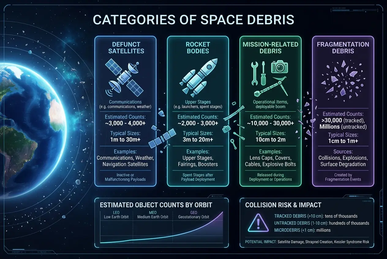 Visual explanation of Is Earth's Orbit Becoming a Digital Minefield?