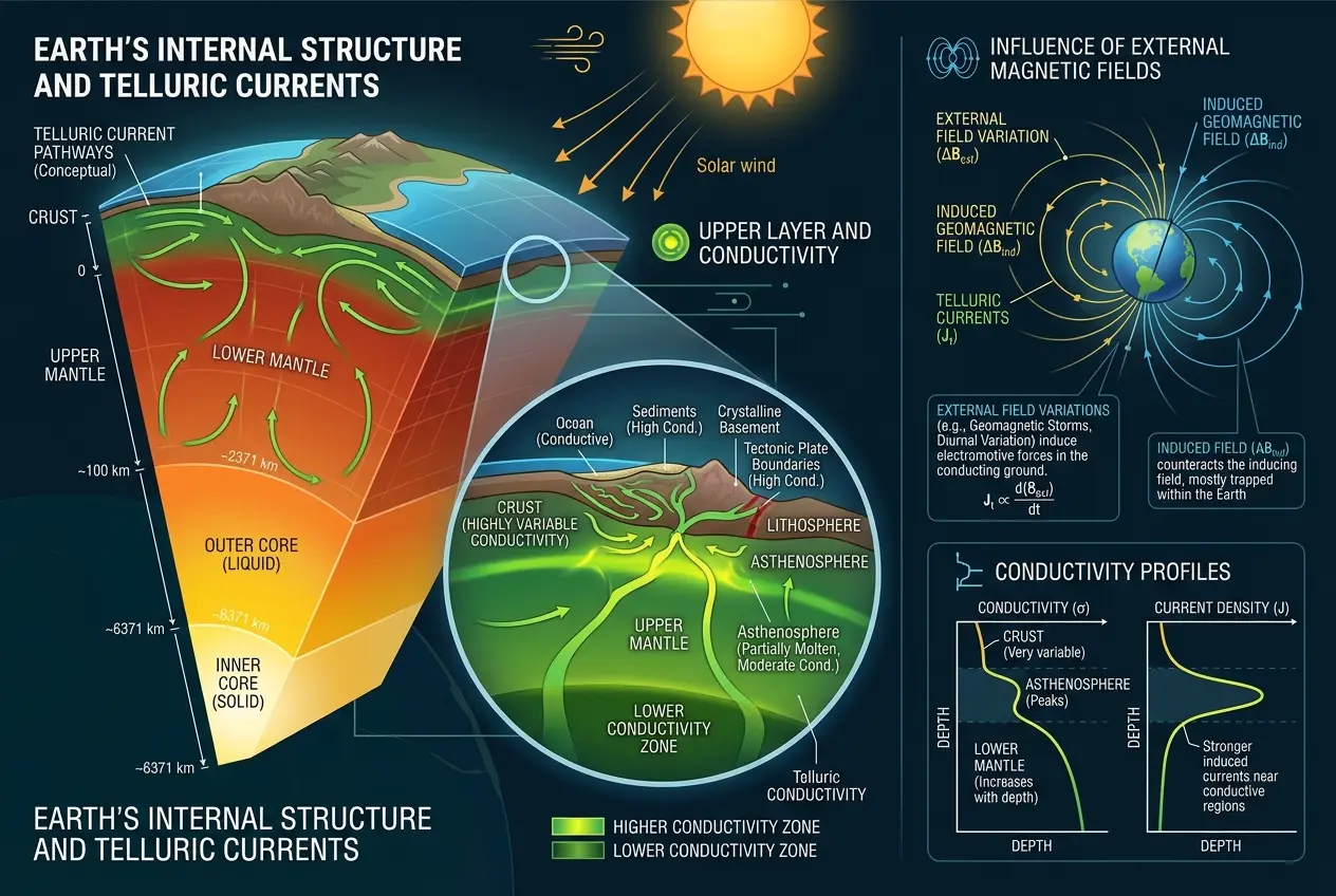 Visual explanation of Did Ancients Tap Earth's Hidden Electric Currents?