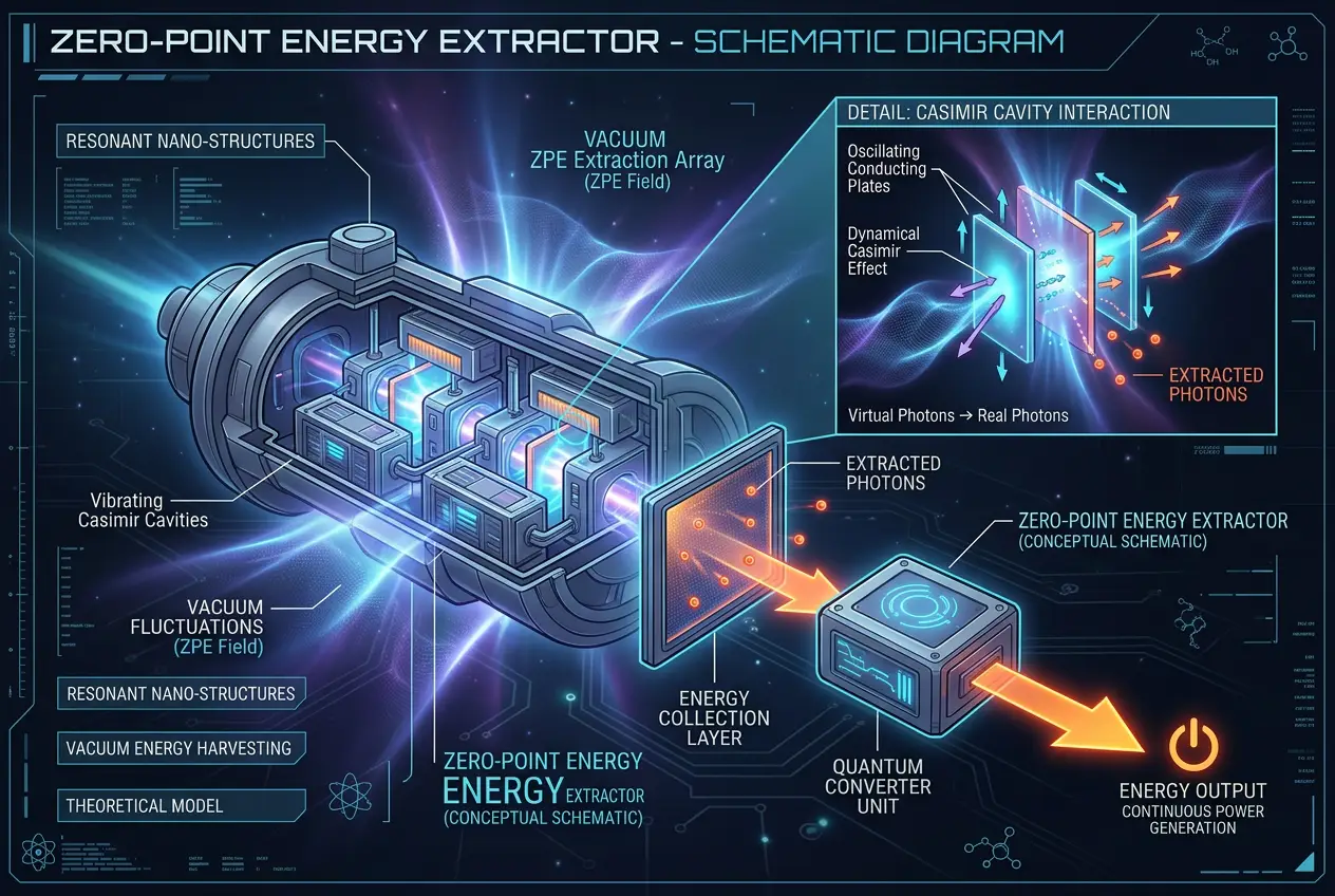 Visual explanation of Zero-Point Energy: Is Space a Hidden Powerhouse?