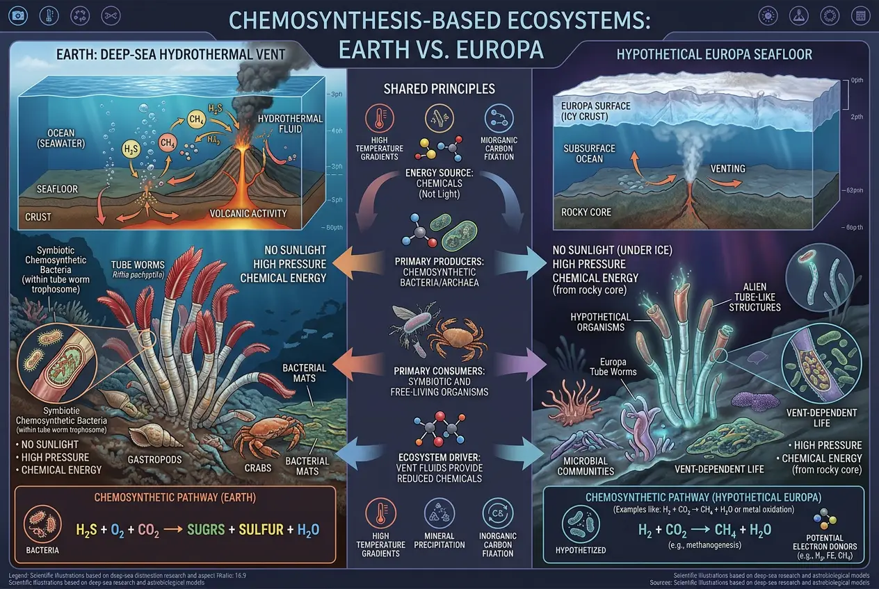 Visual explanation of Is Europa's Ocean Hiding Alien Life? Decoding Icy Moons