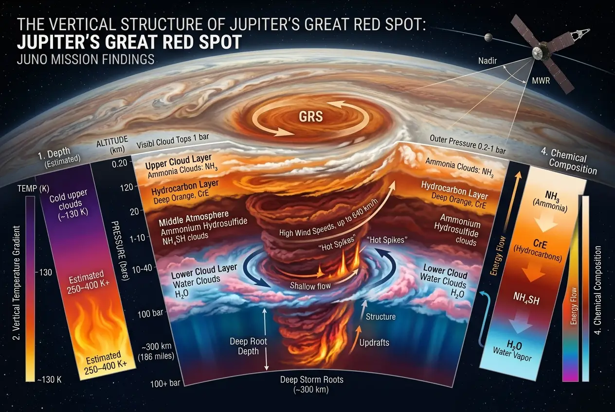 Visual explanation of Jupiter's Red Eye: Is the Great Spot Finally Dying?